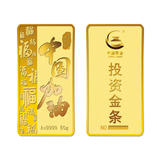 中国黄金 Au9999中国加油金条50g