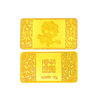 中国黄金 Au9999大眼精灵金条（龙）10g