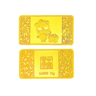 中国黄金 Au9999大眼精灵金条（猪）10g
