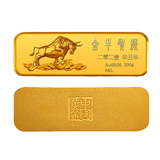 中国黄金 Au9999牛年贺岁金条200g